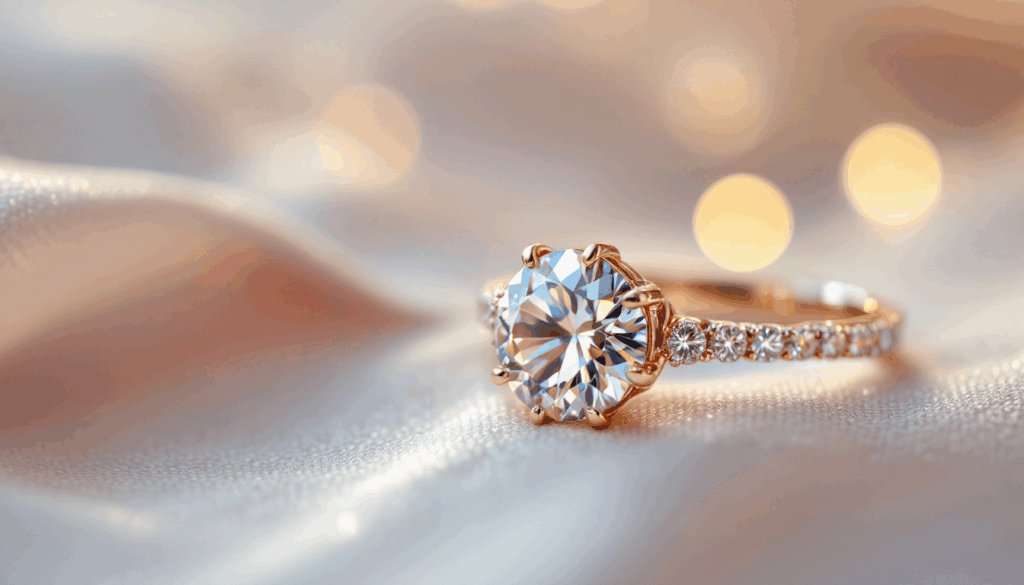 moissanite engagement rings gold