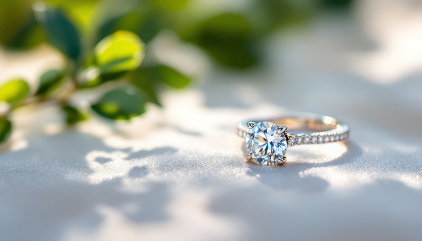moissanite jewelry ring