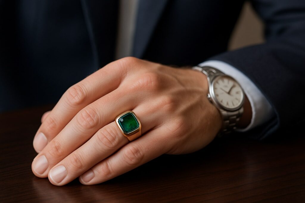 Men’s Emerald Rings