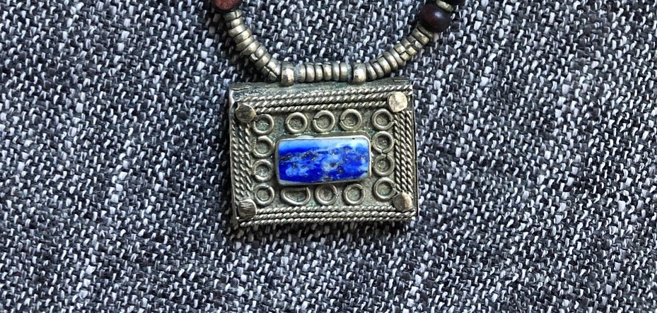 Lapis Lazuli necklace detail