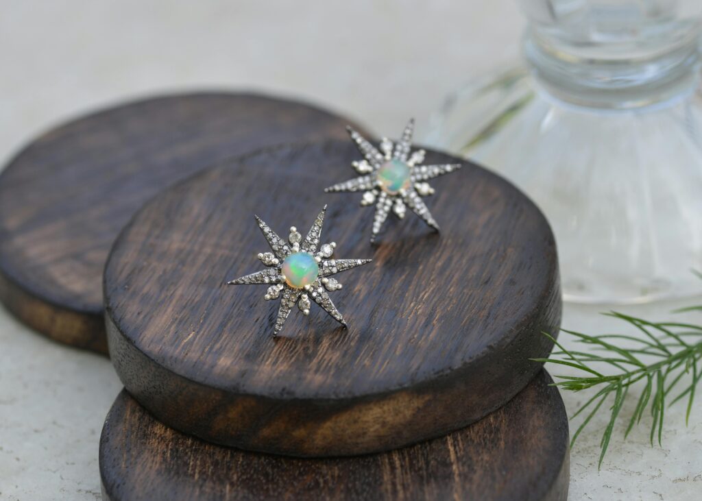 opal earrings
